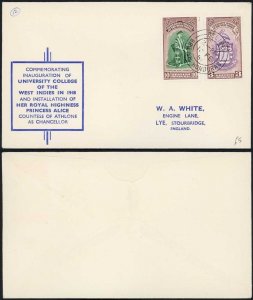 British Honduras BWI College FDC