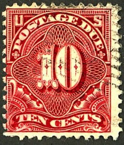 U.S. #J42 USED CREASES