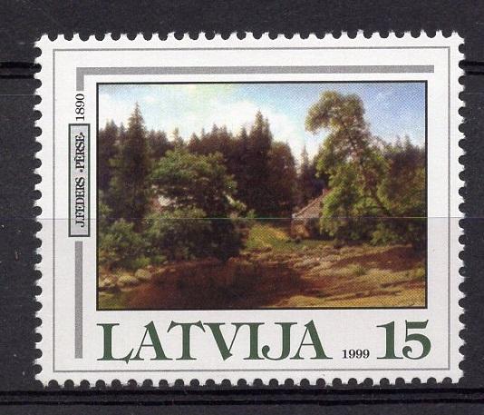 Latvia   #496  1999   MNH  landscape by Feders