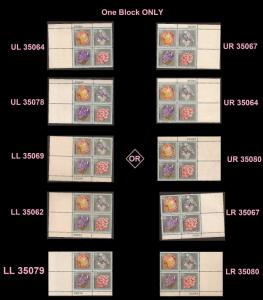 US 1539-1541 1541a Mineral Heritage 10c plate block (4 stamps) MNH 1974 