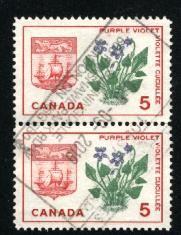 Can #421   pair   u   VF 1964 PD