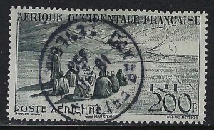 French West Africa C14 VFU X834-1