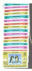 British Antarctic Territory #72-75  Single (Complete Set)