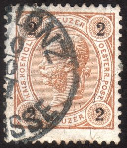 1900, Austria 2h, Franz Joseph, Used, Sc 52