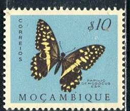 Mozambique; 1953: Sc. # 364: MH Single Stamp