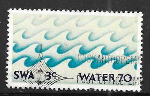 South West Africa 330: 3c Water wave symbolism, used, VF