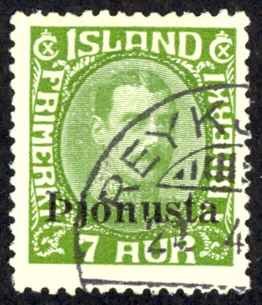 Iceland Sc# O70 Used 1936 Official