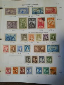 collection on pages Romania 1915-36 CV $335