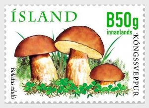 Stamps of Iceland 2012 MNH**- Wild Mushrooms - The penny bun