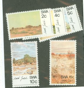 South West Africa #338-42 Mint (NH)