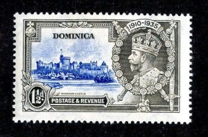 1935 Dominica Sc #91 M* cv.$5.75 ( 288 JUB )