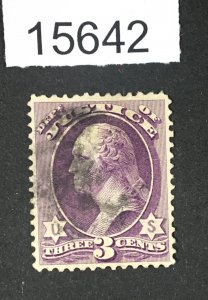 MOMEN: US STAMPS # O106 USED SOFT PAPER $125 LOT #15642