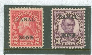 Canal Zone #101-102 Unused Single