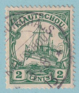 KIAUCHAU 34 USED MECKLENBURGHAUS CANCEL  AKE