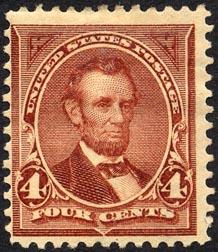 US #280 - 4c Lincoln Mint Hinged