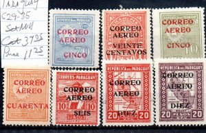 Paraguay C29-C35 Set Mint hinged