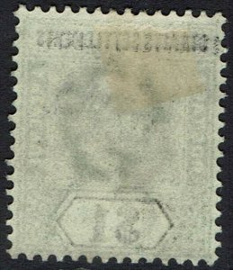 STRAITS SETTLEMENTS 1902 KEVII $1 WMK CROWN CA 