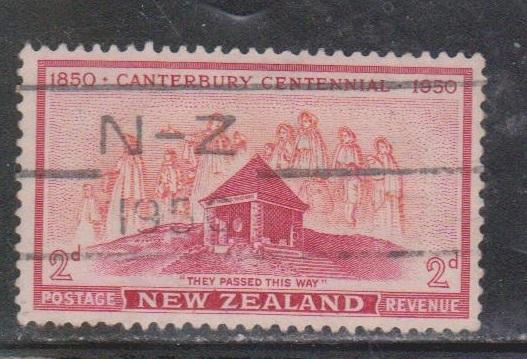 NEW ZEALAND Scott # 275 Used - Centenary Of Canterbury