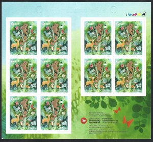 Canada #B30-a P + 10¢ Community Foundation. Booklet of 10 stamps. MNH