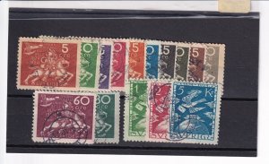 Sweden: Sc #213   227, used (missing #228 from set) (53658)