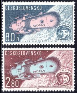 Czechoslovakia #C57-C58 1963 Set MNH