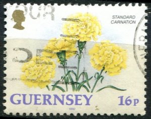 Guernsey  Sc#486 Used, 16p multi, Definitive Series 1992-1997: Horticultural ...