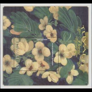 TUVALU 1999 - Scott# 812 S/S Flowers NH