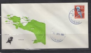 Netherlands New Guinea cover postmark GENJEM 1961 (#24)