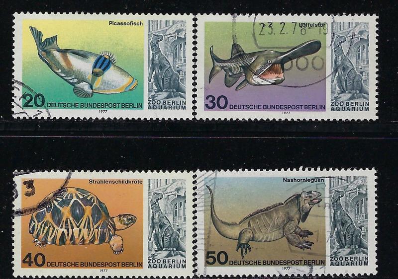 Germany Berlin Scott # 9N411 - 9N414, used