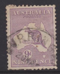 Australia 1929 Kangaroo Sc#97 Used Crease