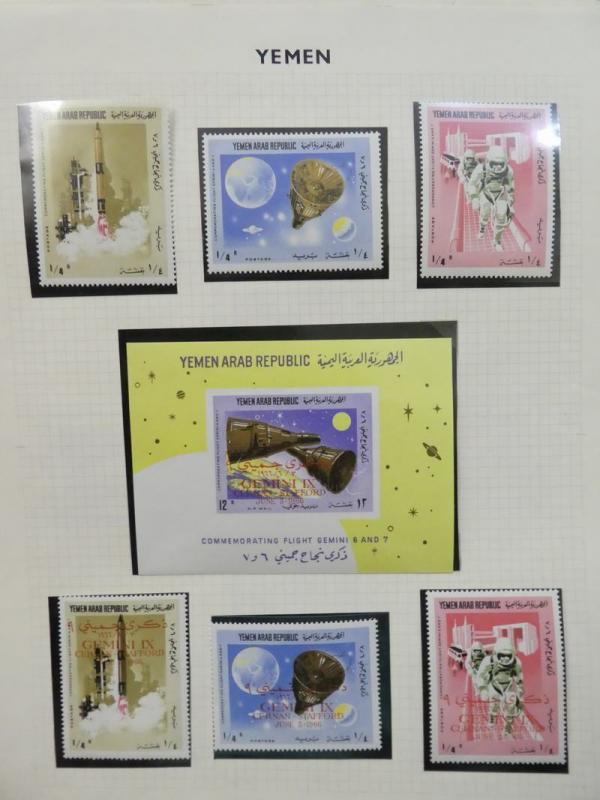 EDW1949SELL : YEMEN Very Specialized Space Topical collection full of varieties