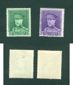 Belgium. 1931-32. King Albert. 2.45 F. Sc# 233. 5 F. Sc# 235. MLH