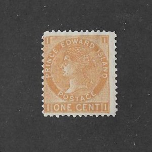 Prince Edward Island Sc #11  1c orange OG FVF