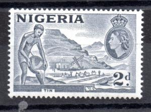 Nigeria 1953 2d slate violet 'Re-entry' SG72CA MH WS3553