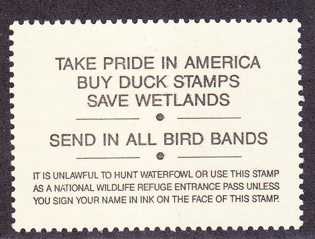 U.S. 1992 Duck Hunting Permit Stamp RW58  VF/NH