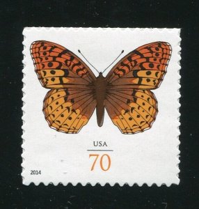 4859 Great Spangled Fritillary Butterfly 70¢ Stamp MNH 2014