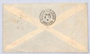 France ALGERIA Air Mail Cover AEROPOSTALE SPECIAL FLIGHT Clermont 1930 YF110