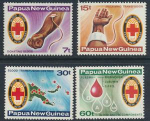 Papua New Guinea SG 393-396 SC# 521-524 MNH  Red Cross  see scan 