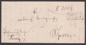 GERMANY  1860 Folded official wrapper ex FREYSTADT........................a3181