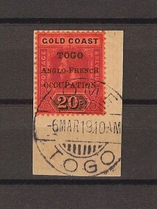 TOGO 1916/20 SG H58 USED Cat £190