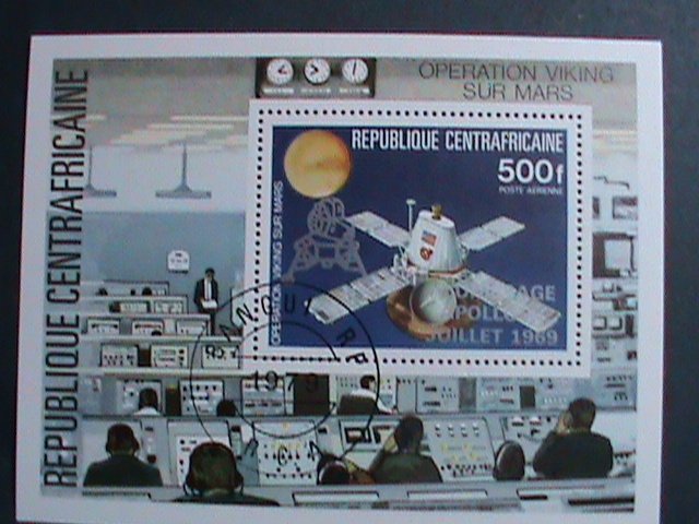 ​CENTRAL AFRICA-1979- APOLLO 11-OPERATION TO MARS- CTO S/S VERY FINE