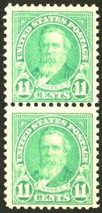 U.S. #563 MINT PAIR OG NH SML CREASE