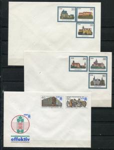 Germany 3 Postal Stationary Cards Unused 3797