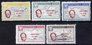 Guernsey - Sark 1965 20th Anniversary of Liberation overp...