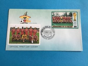 Grenadines of St Vincent World Cup 1986 First Day Cover   Stamp Cover R45800
