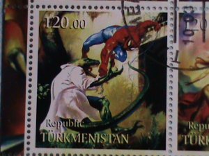 ​TURKMENISTAN STAMP:2001 FAMOUS NUDE PAINTING-CTO-STAMP S/S SHEET