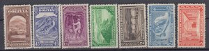 J39617, JL stamps,1943 bolivia set mh #290-6 designs