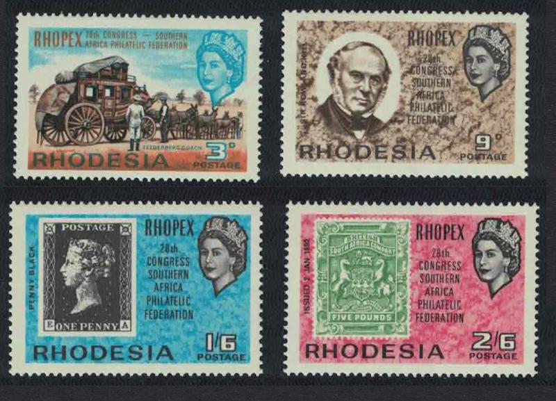 Rhodesia 28th Congress of Southern Africa Philatelic Federation 'Rhopex' 4v