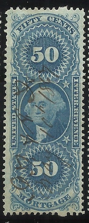 R59c 50c Used Revenue F/VF Centering