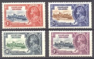 Falkland Is 77-80  SG 139-42 MNH  F/VF Silver Jubilee 1935 SCV $75.00